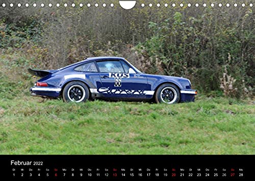 Bergrennen und Rallye im Porsche (Wandkalender 2022 DIN A4 quer)