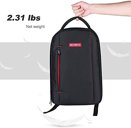BESCHOI - Mochila para cámara réflex Digital, Impermeable, para cámaras de Fotos Sony, Canon, Nikon, Olympus SLR/DSLR, Lentes y Accesorios, Color Negro (Grande)