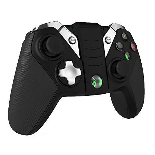 BESISOON Gamepad Profesional con conexión de Cable Gamepad del regulador del Juego de Joystick Bluetooth 2.4G Juego USB de la Hospitalidad (Color : Negro, tamaño : Un tamaño)