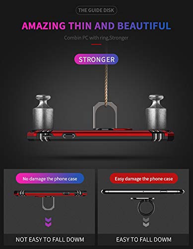 BestST Funda Samsung Galaxy J7 2017/J730 Armor Carcasa con 360 Anillo iman Soporte Hard PC y Silicona TPU Bumper antigolpes Fundas Carcasas Case para movil Samsung J7 2017/J730