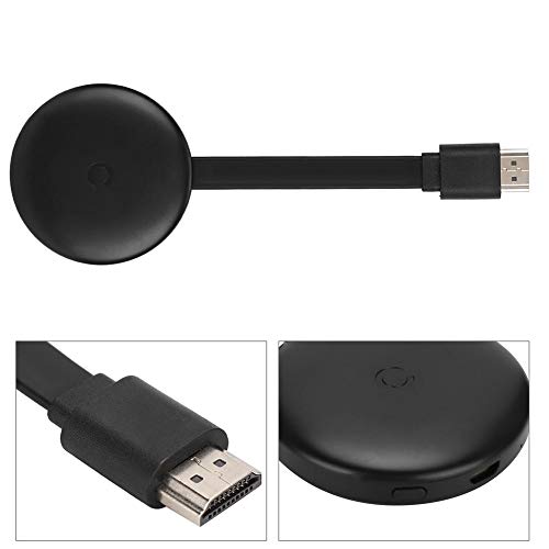 Bewinner Adaptador WiFi G12 de Doble Banda Adaptador inalámbrico de Pantalla 2.4G/5G Pantalla de Espejo HDMI 4K 1080P Adaptador USB Full HD Receptor inalámbrico