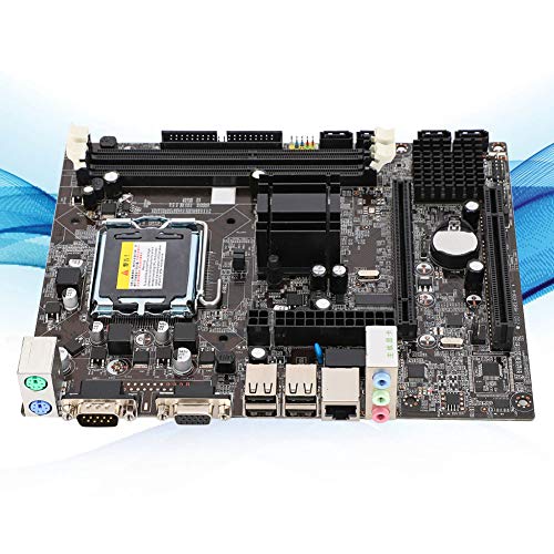 Bewinner Placa Madre LGA775, DDR3 1066 / 1333MHz Computadora de Escritorio Placa Base Chip Integrado Gráficos/Tarjeta de Sonido/Tarjeta de Red Adecuado para Intel G41