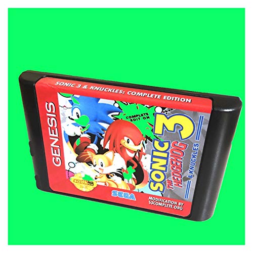 Bewitched ZHANGHANG ¡Ahorre Sonico 3 y Knuckles: Complete Edition Fit para Sega Genesis 16 bit Games Console! ZH (Color : PAL Version)