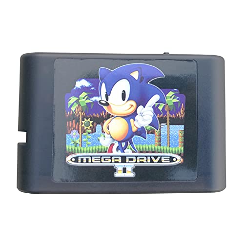 Bewitched ZHANGHANG El Nuevo Mega Drive 2 Generation MD Game Cassette 1000 en 1 es Compatible con Las Consolas de Juegos de Mega Drive y apoya la Serie Everdrive ZH (Color : MD Blue)