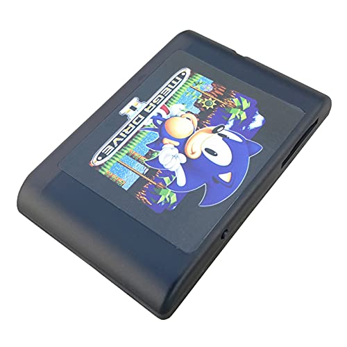 Bewitched ZHANGHANG El Nuevo Mega Drive 2 Generation MD Game Cassette 1000 en 1 es Compatible con Las Consolas de Juegos de Mega Drive y apoya la Serie Everdrive ZH (Color : MD Blue)