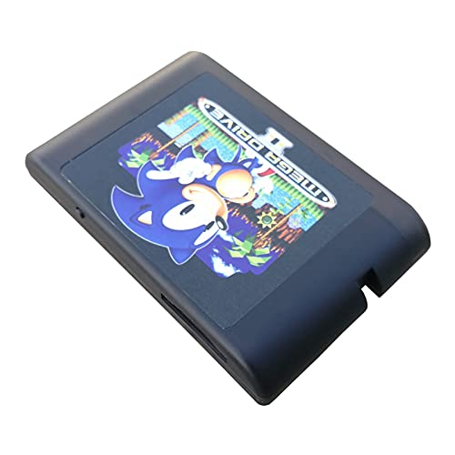 Bewitched ZHANGHANG El Nuevo Mega Drive 2 Generation MD Game Cassette 1000 en 1 es Compatible con Las Consolas de Juegos de Mega Drive y apoya la Serie Everdrive ZH (Color : MD Blue)