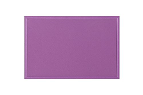 Bi-Office - Tablero de Anúncios de Corcho, Marco MDF, 60 x 40 cm, Violeta