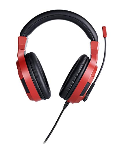 BigBen Interactive - Auriculares para Videojuegos con Licencia Oficial PS4 roja – Playstation 4