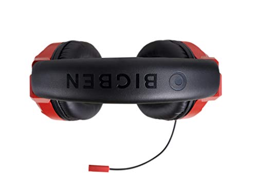 BigBen Interactive - Auriculares para Videojuegos con Licencia Oficial PS4 roja – Playstation 4