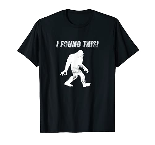 Bigfoot Circle Game I Found Este gráfico Meme Camiseta