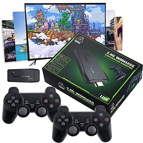 BIGFOX Retro Classic Mini Consola de Juegos con 3500 Juegos + Joystick 2 Piezas Consola Arcade Machine HDMI VGA USB Nuevo Sistema Arcade Game Consola