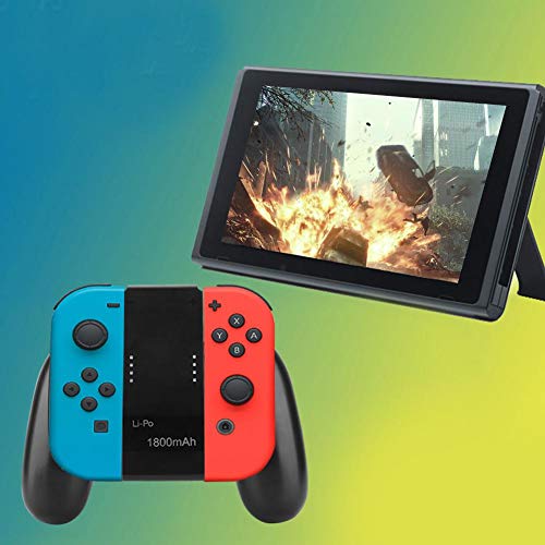 Bigking Empuñadura de Carga, para Nintendo Switch Joy-con Controller Cargador Asa Soporte de Soporte Recargable portátil