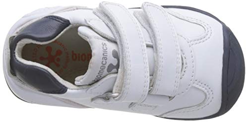 Biomecanics 151157-1, Zapatillas de Estar por casa Unisex niños, Blanco (Blanco Y Azul (Sauvage) F), 19 EU