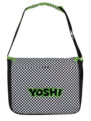 Bioworld Nintendo Super Mario Bros. Yoshi Mb011107Ntn, bolso bandolera, 46 cm, negro, BIO-MB011107NTN