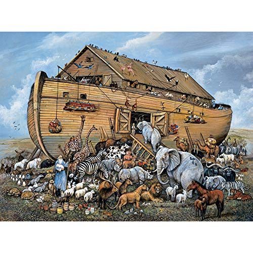 Bits and Pieces 300 Piezas de Rompecabezas para Adultos Noahs Ark 300 Pc calar religiosas por Parte del Artista Ruane Manning