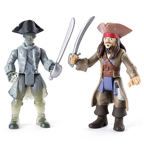 Bizak Piratas del Caribe - Pack 2 Figuras de Ghost Crew y Jack 61923101