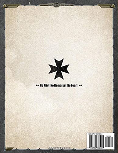Black Legion Kill Team Roster No Pity! No Remorse! No Fear!: WH 40k Battle Tracker Game Score Record Journal Notebook