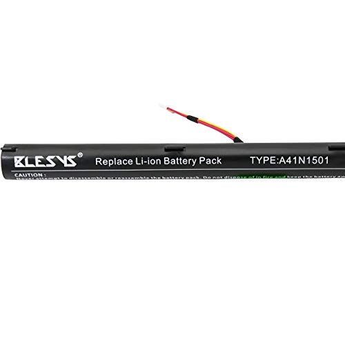 BLESYS Batería ASUS A41N1501 Reemplazo de batería para portátil ASUS GL752 GL752V GL752VLM GL752VWM GL752JW GL752VL GL752VW G752VW-T4068T (15V 48Wh)