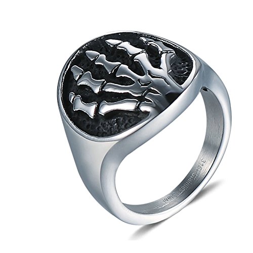 Blisfille Anillo Plata Espada Anillos Compromiso Oro Rosa Anillo Cristal Anillo Plata Y Azul Anillo Kingdom Hearts Anillos Compromiso de Oro Anillo Hombre Talla 25