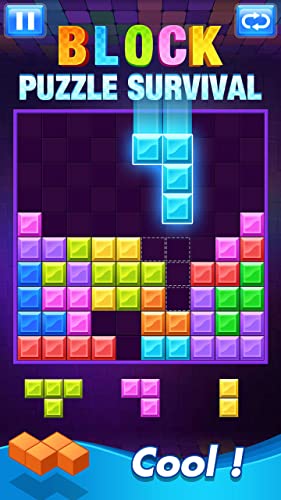Block Puzzle Survival - block puzzles games free,new classic block puzzle games,block games free online for kindle fire,puzzle brain games free for all ages!