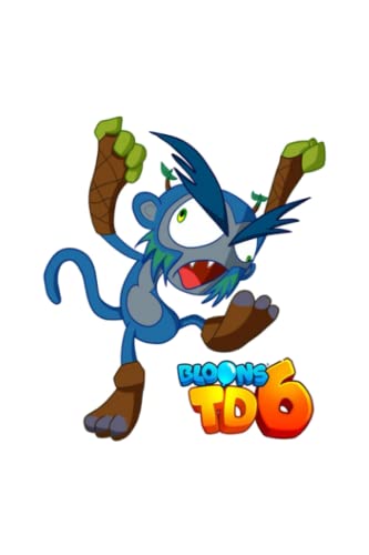 Bloons Td Notebook: BLOONS TD 6 Wide Ruled, 6x9, 100 Pages, For teens, girls, boys, and adults (Composition Notebooks)