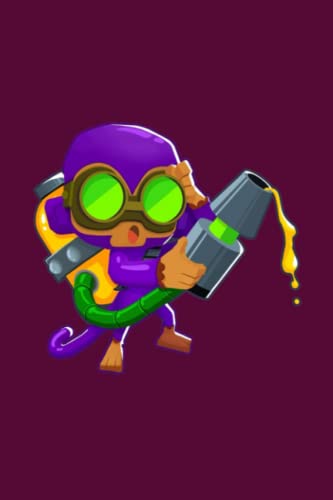 Bloons Td Notebook: Bloons Td Wide Ruled, 6x9, 100 Pages, For teens, girls, boys, and adults (Composition Notebooks)