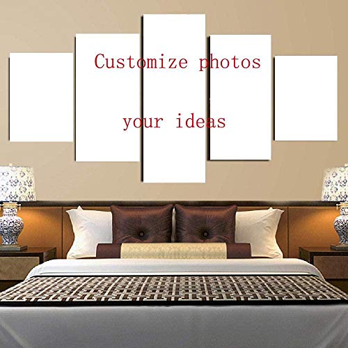 bnkrtopsu 5 Cuadro en Lienzo 5 Fotos Juntas en una Sala de Estar Dormitorio Creativo murales Decorativos y Carteles(Sin Marco) Personaje de Anime RPG de Mass Effect Andromeda