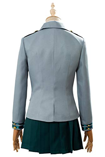 Boku no Hero Academia My Hero Academia Tsuyu - Uniforme escolar para cosplay, talla M