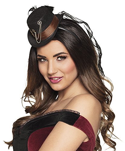 Boland- Diadema Steamgear, Color negro, talla única (54516)