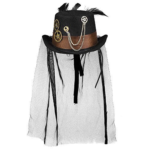 Boland- Diadema Steamgear, Color negro, talla única (54516)