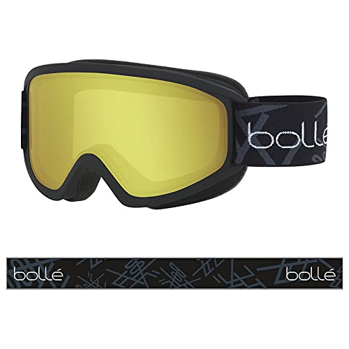 Bollé FREEZE Black Matte / Lemon Gun Cat.1 | Medium - Gafas de esquí Unisex-Adulto