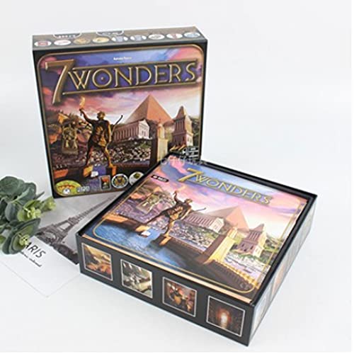 boloi Juego de Mesa Juego de Mesa de Siete Ciudades Adecuado para Adolescentes o Adultos de 2 a 7 Jugadores, Edad de 10 up Juego estratégico Juego Familiar como Regalo Strategy Game