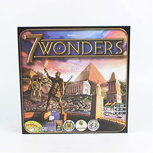 boloi Juego de Mesa Juego de Mesa de Siete Ciudades Adecuado para Adolescentes o Adultos de 2 a 7 Jugadores, Edad de 10 up Juego estratégico Juego Familiar como Regalo Strategy Game