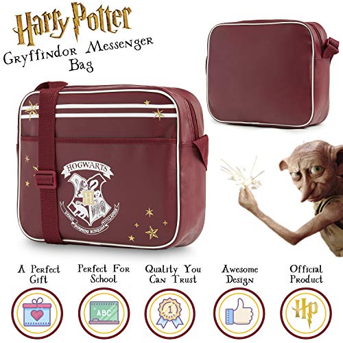 Bolsa Harry Potter Messenger Bolso Hogwarts Lleva Ordenador Portátil Gryffindor