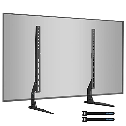BONTEC Soporte TV Pie Universal, Patas TV para Television LCD LED Plasma Plano 22-65 Pulgadas, Peanas para TV Carga Máx. 50 kg - VESA Máx. 800x400mm