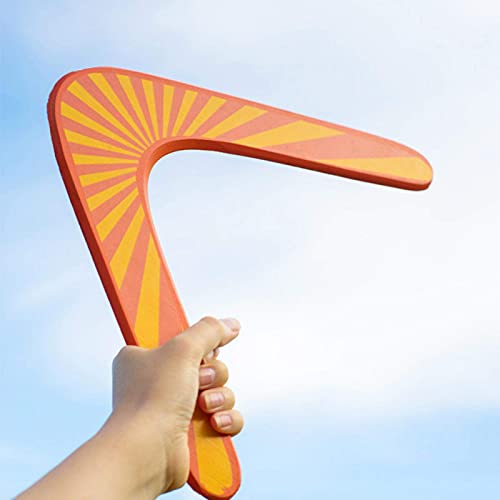 Boomerang en Forma de V Boomerang de Retorno de Madera Boomerang clásico en Forma de V para Juegos al Aire Libre Juguete Deportivo