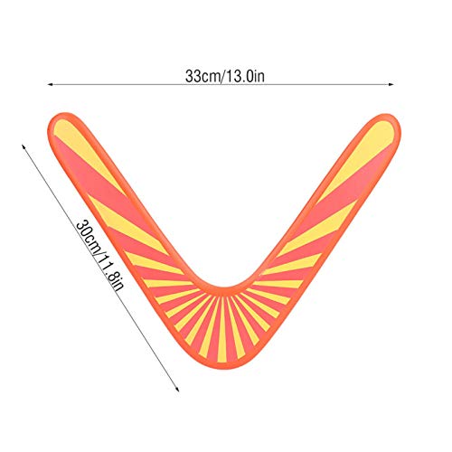 Boomerang en Forma de V Boomerang de Retorno de Madera Boomerang clásico en Forma de V para Juegos al Aire Libre Juguete Deportivo