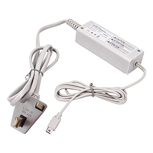 Borlai Fuente de Alimentación de Ca Conector Del Adaptador Cargador Cable de Carga Cable de Alimentación para Nintendo Wii U Uk Enchufe