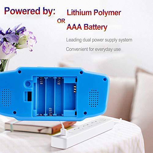 Bornkid Consola de Juegos de Mano Portátil Handheld Game Console 2.5"LCD HD Pantalla con 218 Classico Nostalgia 80s Old School Viejo Videojuegos Navidad Regalo de Cumpleaños para Niños Y Propio (Azul)