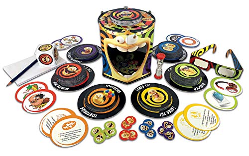 Borras - Locuras | Divertido Juego de mesa para para jugar en familia y amigos | Pruebas de dibujo, auditivas, de empatía, mímica, acusaciones ridículas... | Recomendado a partir de 8 años (18355)