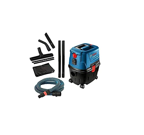 Bosch GAS 15 PS - Aspirador de agua y polvo 1100 W, 270 mbar 53 L/seg.