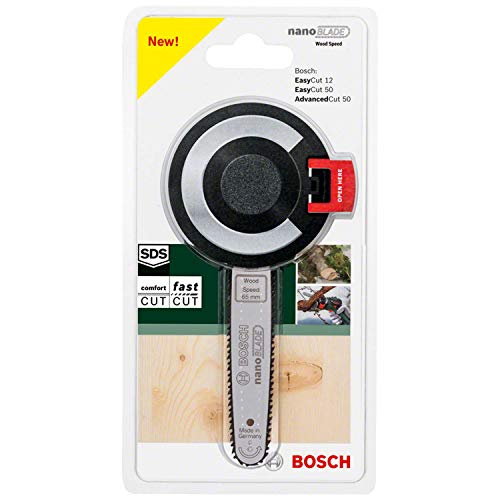 Bosch Home and Garden 2609256D86 Bosch nanoBLADE Wood Speed 65-Hoja de Sierra, 0 W, 0 V