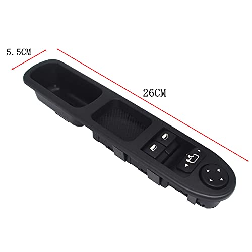 Botonera Elevalunas 307, KASturbo Interruptor Ventana para Peugeot 2000-2005 OEM: 6554.E4 96351622XT