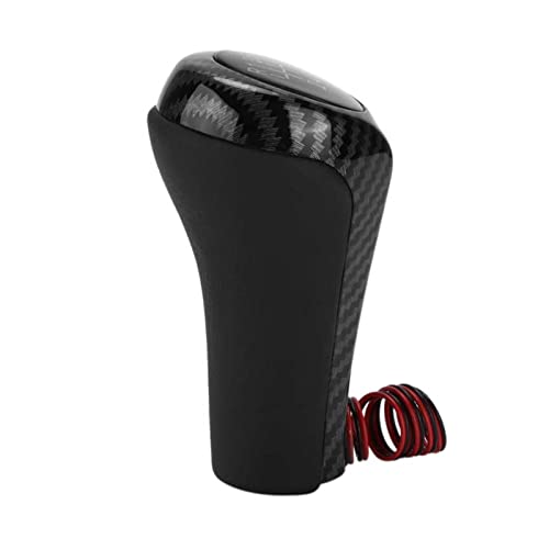 Boutique Aizhen Ajuste for accesorios de automóvil Mando el adaptador adaptador adaptador for el automóvil 6 velocidades de cambio de velocidades Mando el estilo de fibra de carbono con ajuste de reem