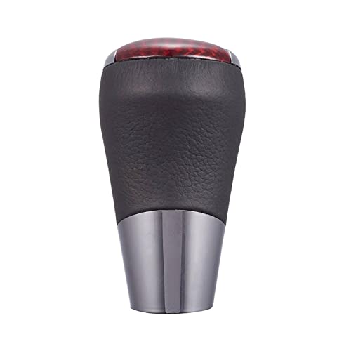 Boutique Aizhen Ajuste for el equipo de cambio de mando de mando de mando Mando del engranaje manual de la perilla de la palanca de la palanca de la fibra de carbono Ajuste for los accesorios del inte