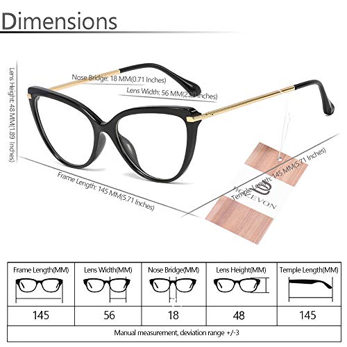 BOZEVON Las Gafas De Bloqueo Con Luz Azul Evitan La Fatiga Ocular, Las Gafas De Venta Libre, El Marco Retro De Ojo De Gato Femenino De Metal,Rojo