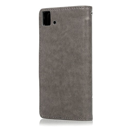 bq Aquaris E5s,bq Aquaris E5 4G LTE Funda Libro de Cuero Impresión Con Tapa y Cartera,Correa de mano - Mavis's Diary Carcasa PU Leather Con TPU Silicona Case Interna Suave,Soporte Plegable,Ranuras para Tarjetas y Billetera,Cierre Magnético - Diseño de Mar