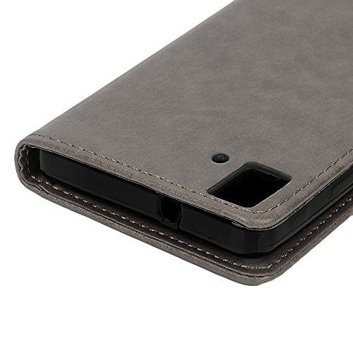bq Aquaris E5s,bq Aquaris E5 4G LTE Funda Libro de Cuero Impresión Con Tapa y Cartera,Correa de mano - Mavis's Diary Carcasa PU Leather Con TPU Silicona Case Interna Suave,Soporte Plegable,Ranuras para Tarjetas y Billetera,Cierre Magnético - Diseño de Mar