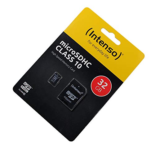 BQ Aquaris M10 Tarjeta de Memoria microSDHC 32GB, Clase 10, High Speed, Adaptador SD