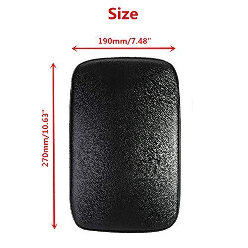 BRAUTO Ventosa para Pasajero Asiento de la Almohadilla Motocicleta Asiento de Almohada de Pasajero con 6 ventosas para Harley Dyna Sportster